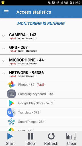 KVD AntiSpy, real-time monitoring, cam & mic block screenshot 3