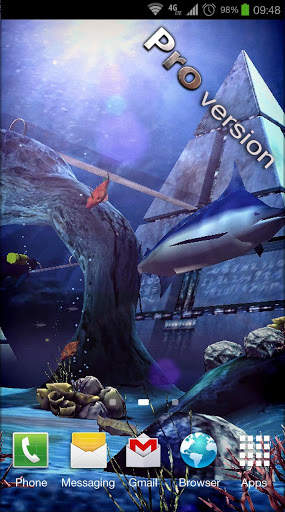 Atlantis 3D Free lwp screenshot 3