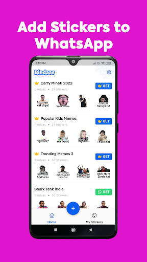 Bindaas: Hindi WASticker App screenshot 2