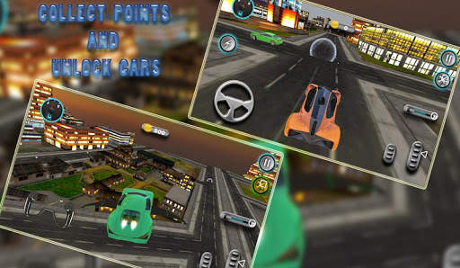 Free Sports Car Flying 3d 2018 screenshot 3