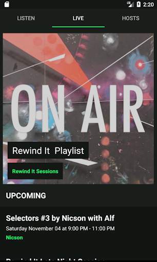 Rewind FM Broadcast/Radio/Promotional Platform screenshot 2