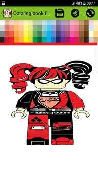 Coloring book for BAT-LEGO screenshot 6