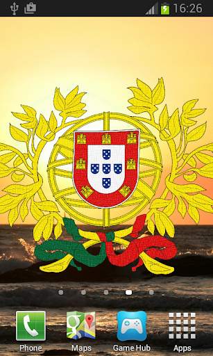 Portugal Flag Live Wallpaper screenshot 5