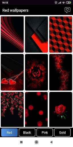 Colorful Wallpaper - Black, Red, Pink Wallpaper... screenshot 1