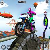 Super Hero Spider Bike Stunt Rider 2020