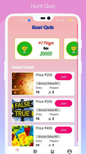 Hunt Quiz - Play Quiz | Win Money screenshot 1