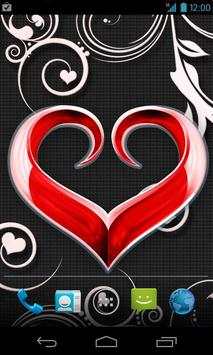Love Hearts Live Wallpaper screenshot 7