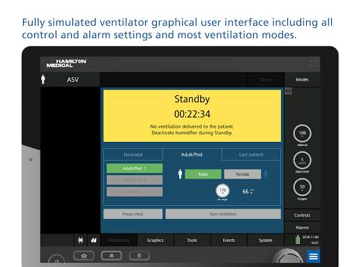 HAMILTON-C6 ventilator and pat screenshot 4