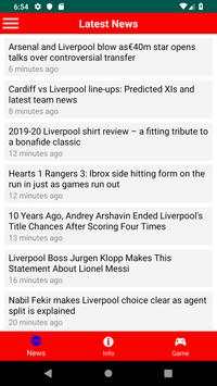 Latest Liverpool News 24/7, Funny Football Game screenshot 1