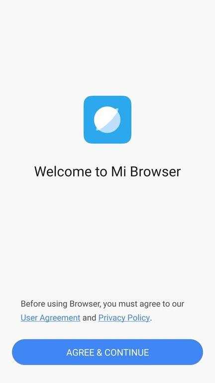 Mi Browser screenshot 1