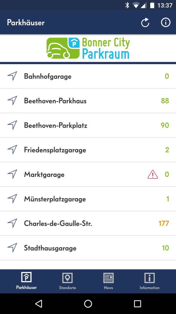 Parking in Bonn screenshot 2