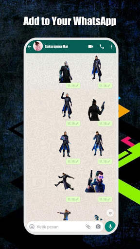 Free FF Stickers  for  WhatsApp 2021 screenshot 5