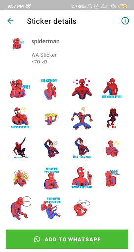 Superhero WA Sticker Apps screenshot 6