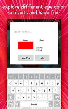 Sharingan Eyes Camera Editor - Eye Color Changer screenshot 7