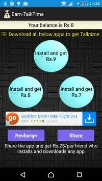 Earn TalkTime screenshot 2