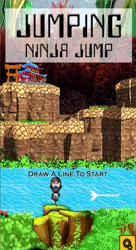 Jumping Ninja Jump Deluxe screenshot 1