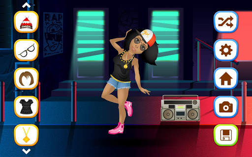 Hip Hop Fashion Stars Dress Up screenshot 2