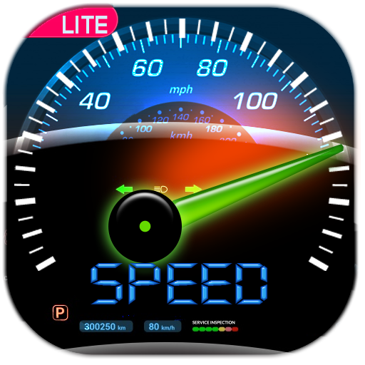 GPS Speedometer Lite HUD Digi : Tracking distance иконка