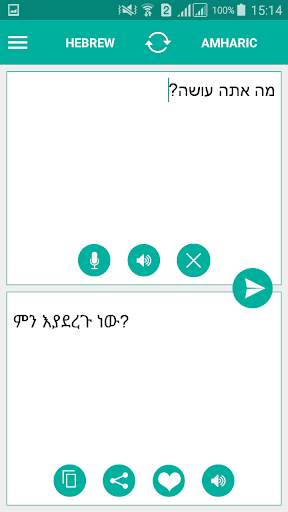 Hebrew Amharic Translator screenshot 2