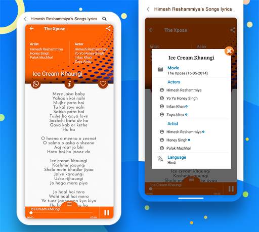 Himesh Reshammiya Songs Lyrics screenshot 2