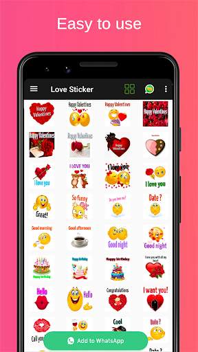 Love Sticker - WAStickerApps screenshot 1