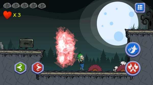 Granny spillz zombie funny swing: platform game screenshot 2