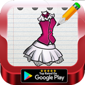 ❤️How to Draw Dresses &amp; Sketch❤️ icon