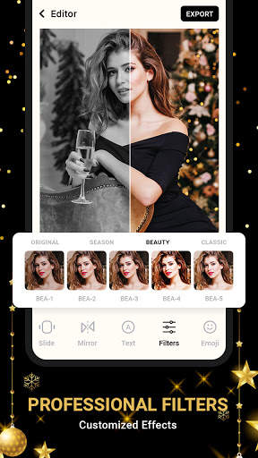 New year video status 2021 : new year video maker screenshot 2