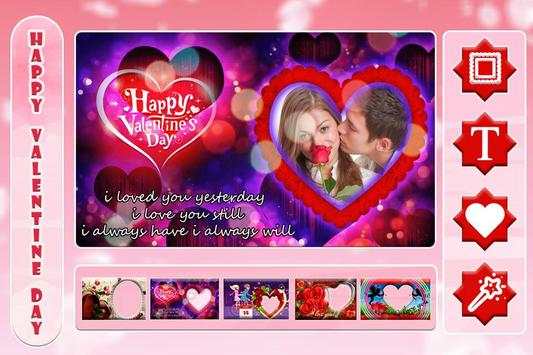 Valentine Day Photo Frame 2018 screenshot 1