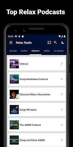 Relax Radio & Podcasts: Sleep and Meditate Music screenshot 4