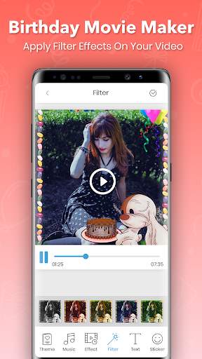 Birthday Video Maker with Music screenshot 4