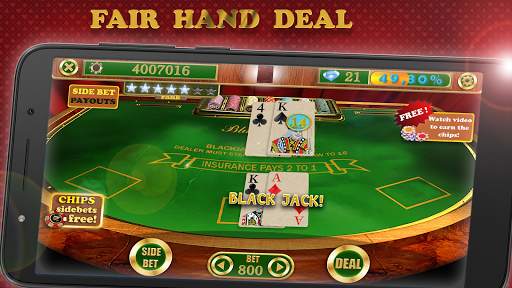 Blackjack 21 Pro - Free Offline screenshot 1
