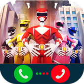 Fake Call From Power-Ranger icon