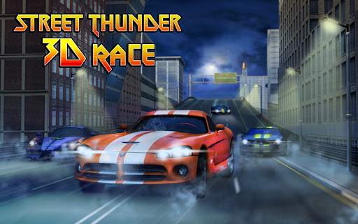 Street Thunder 3D Night Race screenshot 1