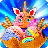 Unicorn Rainbow Ice Cream Maker:Carnival Fair Food logo