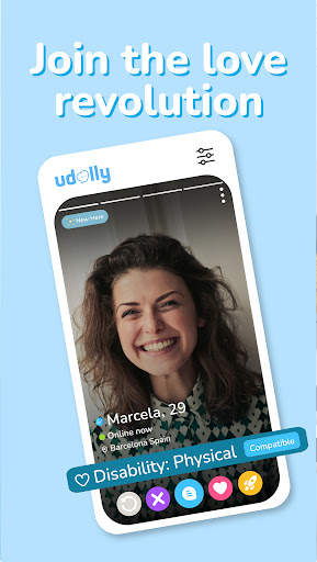 Udolly - Dating for disabled screenshot 1