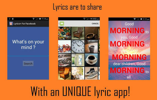 Lyrics For Facebook screenshot 1