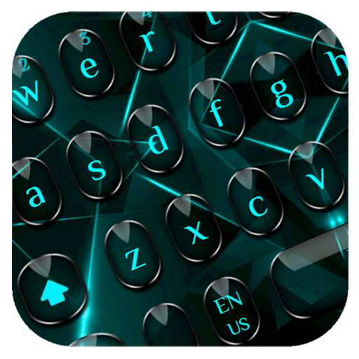 Black Blue Light Keyboard 10001006