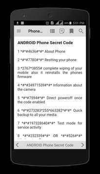 Phones Secret Codes скриншот 4