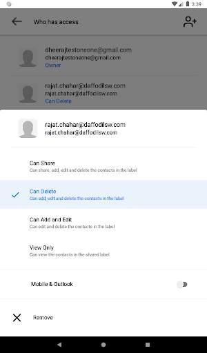 Shared Contacts for Gmail®: Share Google Contacts screenshot 11