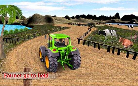Tractor Farming Simulator 3D Tractor Game screenshot 2