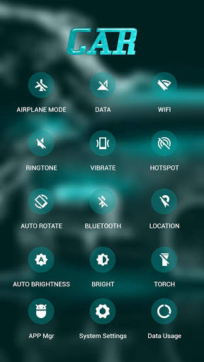 Blue Supercar APUS Launcher theme screenshot 3