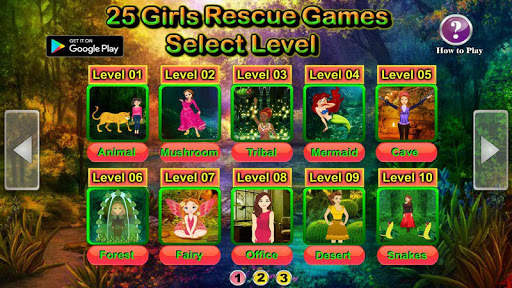25 Girls Rescue Games screenshot 3