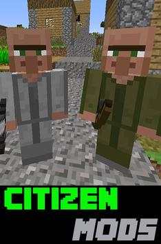 Citizen Mods For Minecraft PE screenshot 1