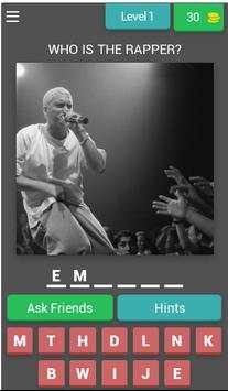 GUESS THE RAPPER - EARN MONEY स्क्रीनशॉट 1