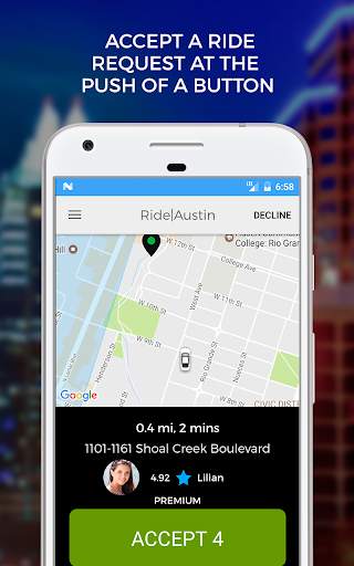 Ride Austin TNC Driver App screenshot 2