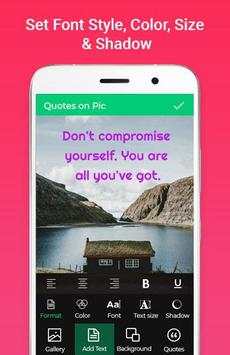 Text On Photo - Quote Pic screenshot 7