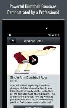 Dumbbell Workout Routine Lite screenshot 11
