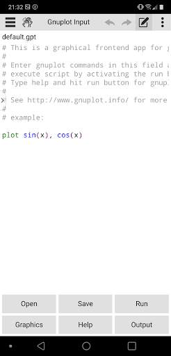 Mobile Gnuplot Viewer (New) screenshot 1
