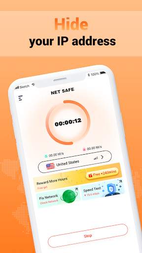 NetSafe VPN screenshot 1